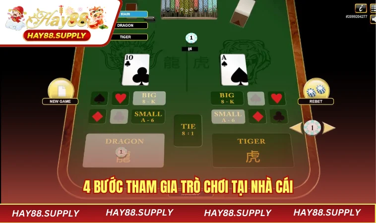 4 bước tham gia trò chơi tại nhà cái