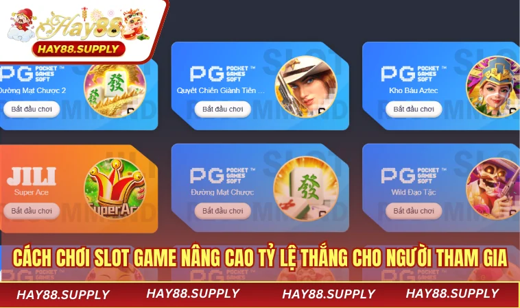 Cách chơi slot game nâng cao tỷ lệ thắng cho người tham gia