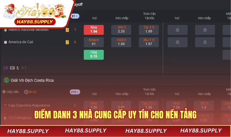 Điểm danh 3 nhà cung cấp uy tín cho nền tảng