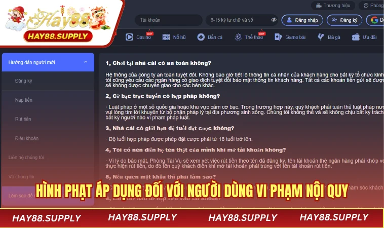 Điều khoản sử dụng HAY88 3 hinh-phat-ap-dung-doi-voi-nguoi-dung-vi-pham-noi-quy