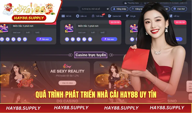 Quá trình phát triển nhà cái HAY88 uy tín