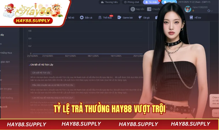 Tỷ lệ trả thưởng HAY88 vượt trội